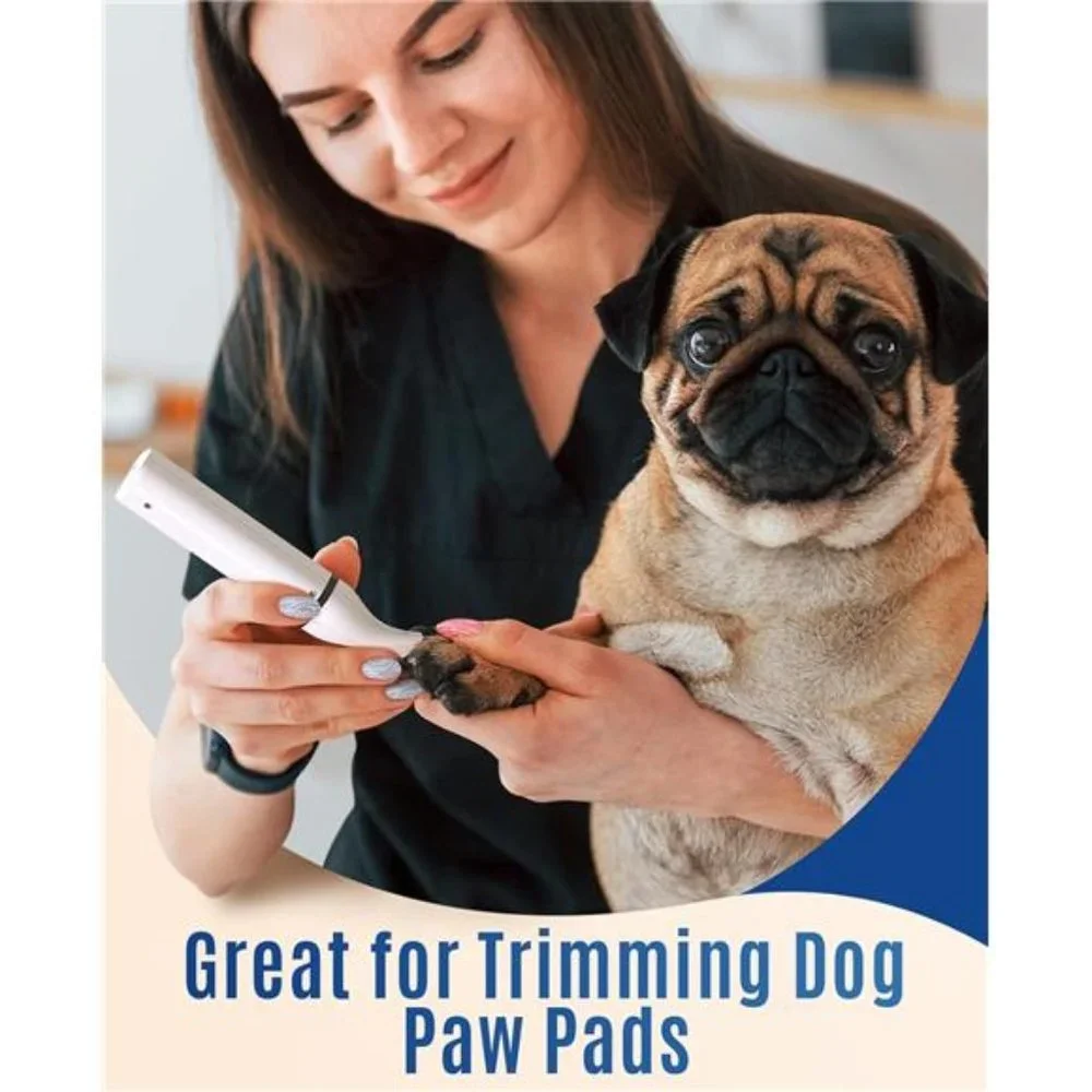 Dog Clippers with Double Blades,Cordless Small PetHair Grooming Trimmer,LowNoise